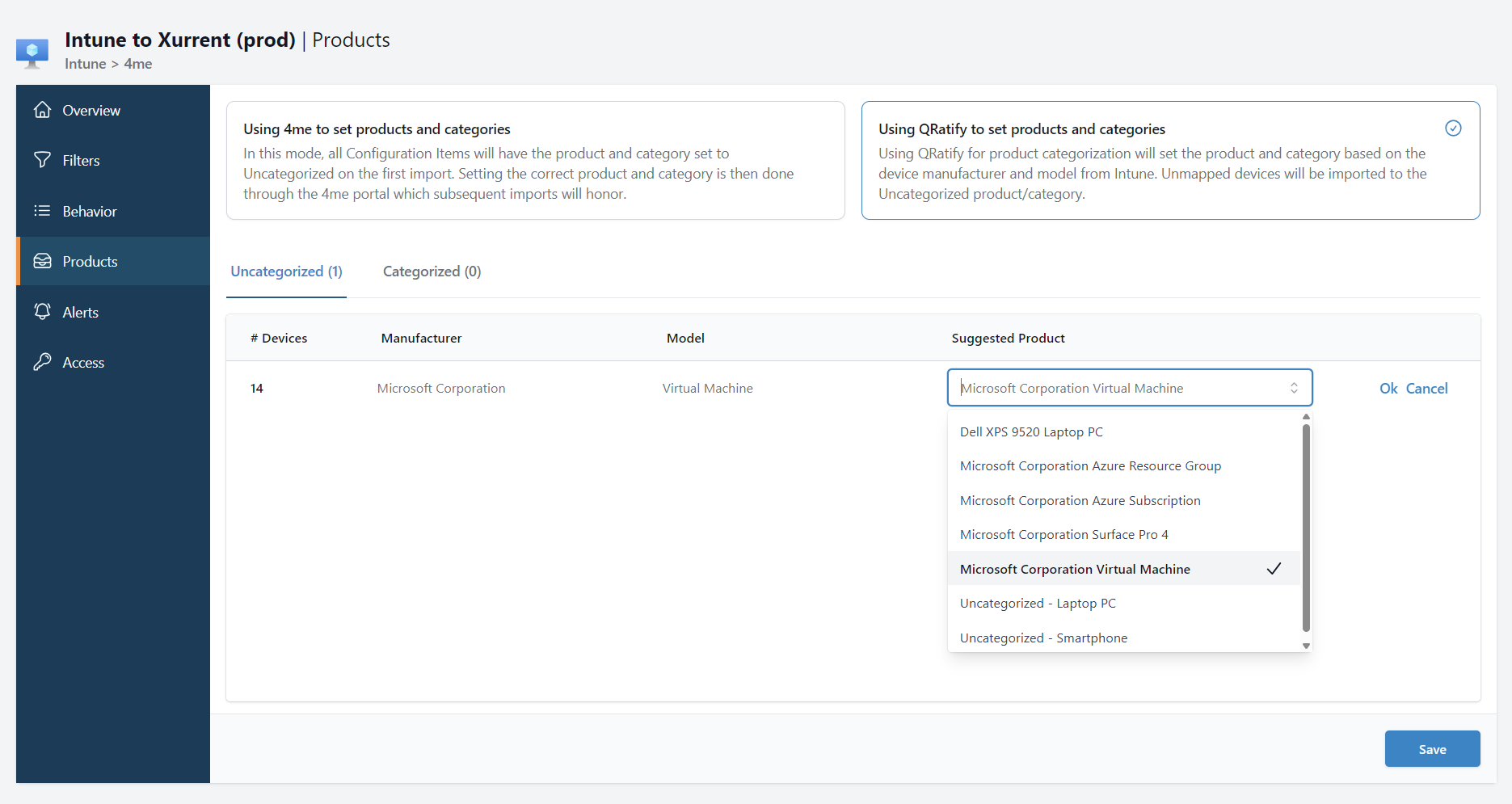 Product mappings