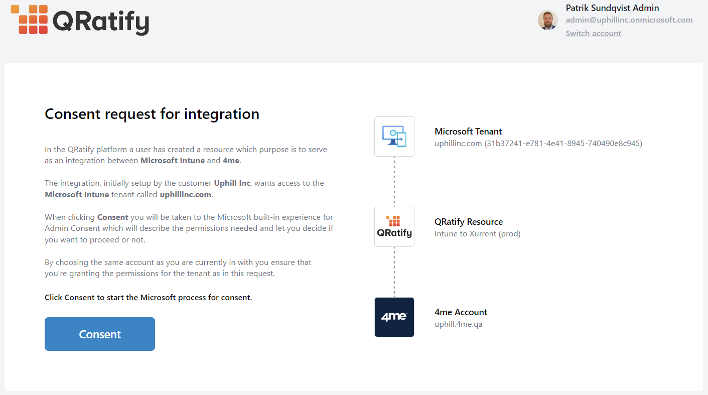 Consent access to Intune