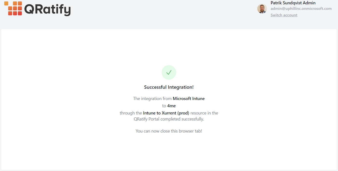 Intune consent done